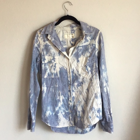 rag & bone Tops - Rag & Bone Jean - Distressed / Tie Dye Top (S)
